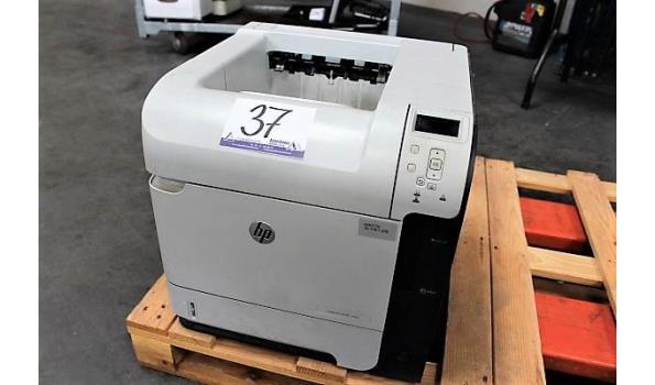 laserprinter, HP LaserJet 600 m601, zonder kabels, werking niet gekend